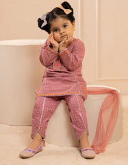 PINK LAWN EMBROIDERED 3PC STITCHED