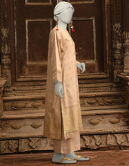 BEIGE LAWN EMBROIDERED 2PC STITCHED | JLAWN-S-JST-25-2009