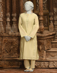 GREEN PAPER COTTON EMBROIDERED 2PC STITCHED | JLAWN-S-JST-25-2013