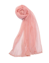 PINK IMPURE CHIFFON BASIC DUPATTA