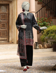 MULTICOLOR LAWN PRINTED UNSTITCHED 3PC | JLAWN-S-25-3002