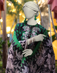 BLACK LAWN EMBROIDERED UNSTITCHED 3PC | JLAWN-S-25-3063
