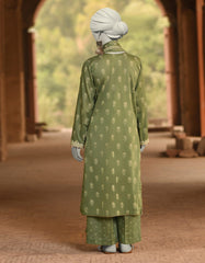 GREEN LAWN EMBROIDERED UNSTITCHED 3PC | JLAWN-S-25-3104