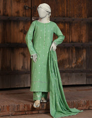 GREEN LAWN EMBROIDERED UNSTITCHED 3PC | JLAWN-S-25-3171