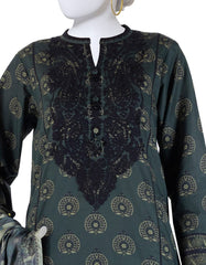 MULTICOLOR LAWN EMBROIDERED UNSTITCHED 3PC