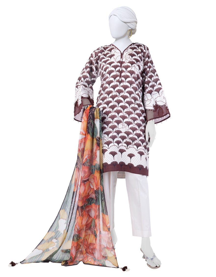 GREEN LAWN DIGITAL PRINTED UNSTITCHED 3PC