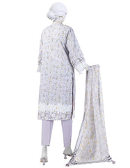 GREY LAWN DIGITAL PRINTED UNSTITCHED 3PC