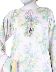 MULTICOLOR LAWN PRINTED UNSTITCHED 3PC