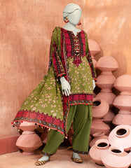 GREEN LAWN PRINTED UNSTITCHED 3PC