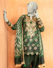 GREEN LAWN EMBROIDERED UNSTITCHED 3PC