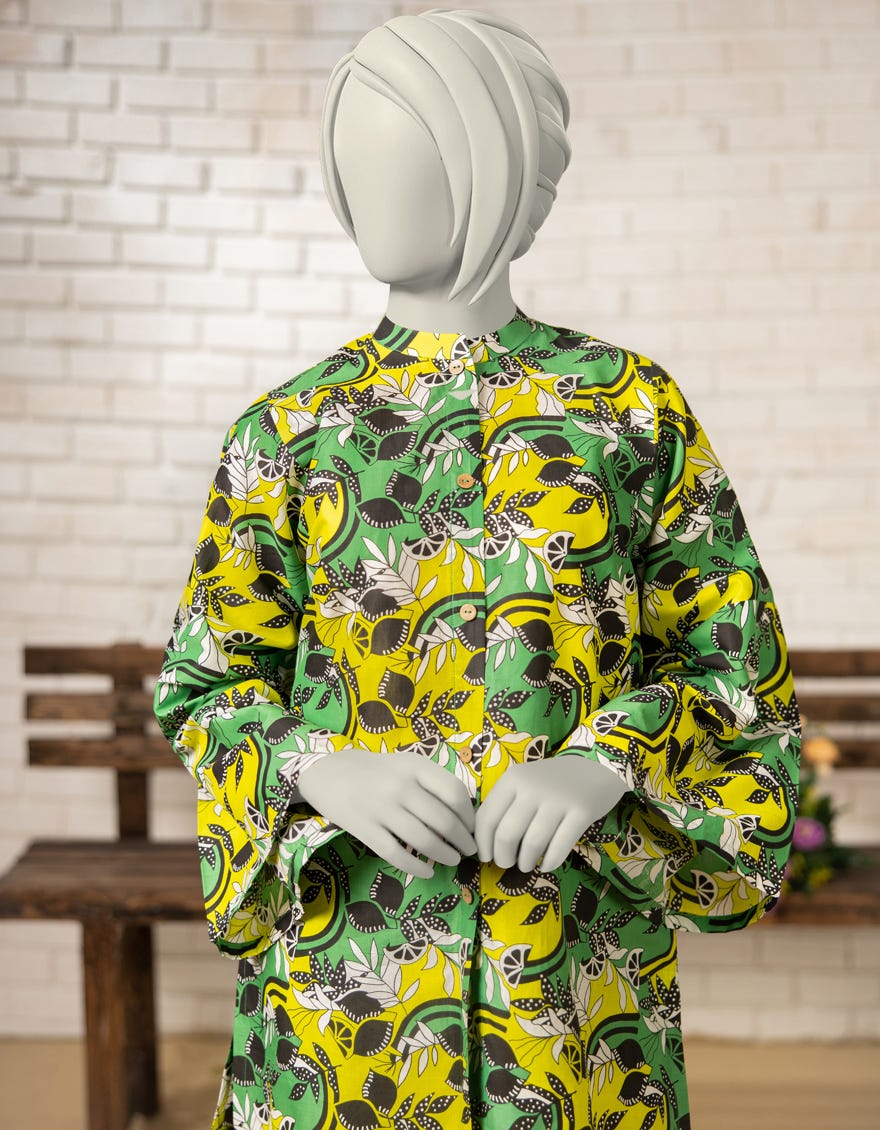 GREEN LAWN PRINTED KURTI