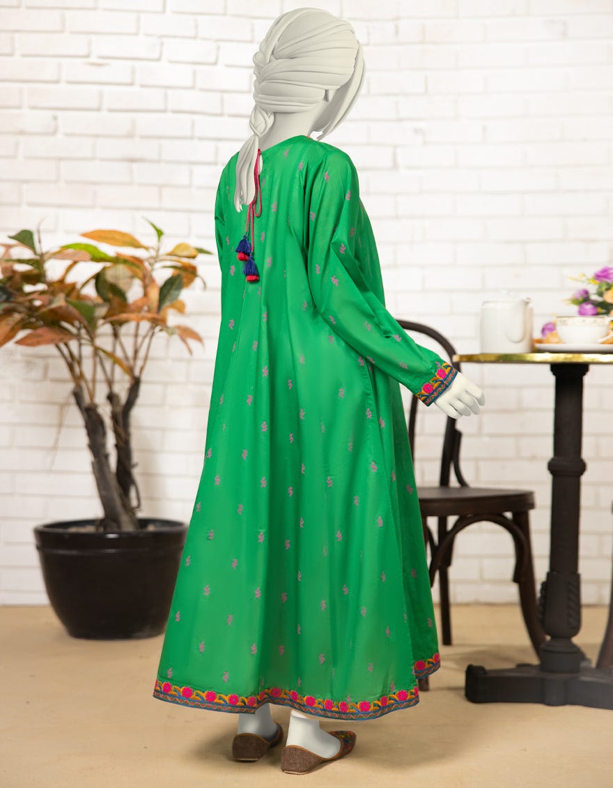 GREEN LAWN EMBROIDERED KURTI