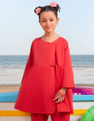 CORAL LAWN DYED 2PC | JGKL-S-JGST-25-5643