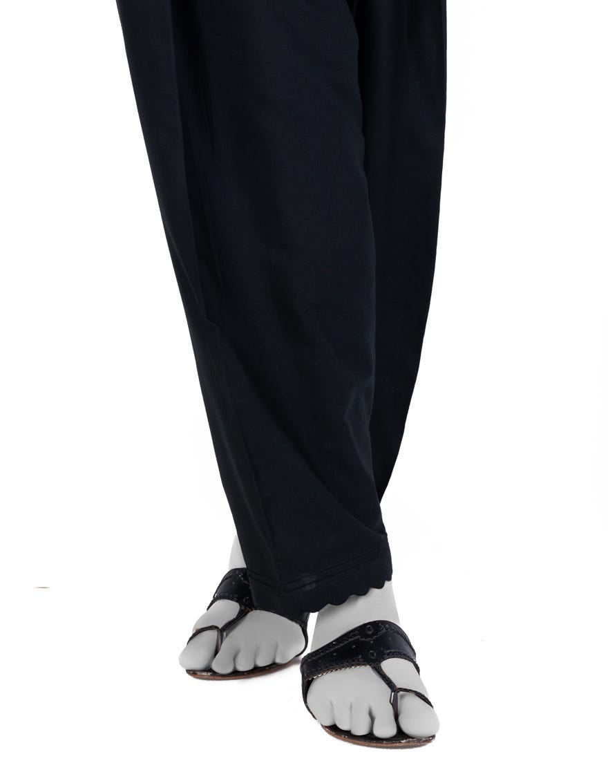 BLACK LAWN BASIC SHALWAR | JLSH-25-8001-B