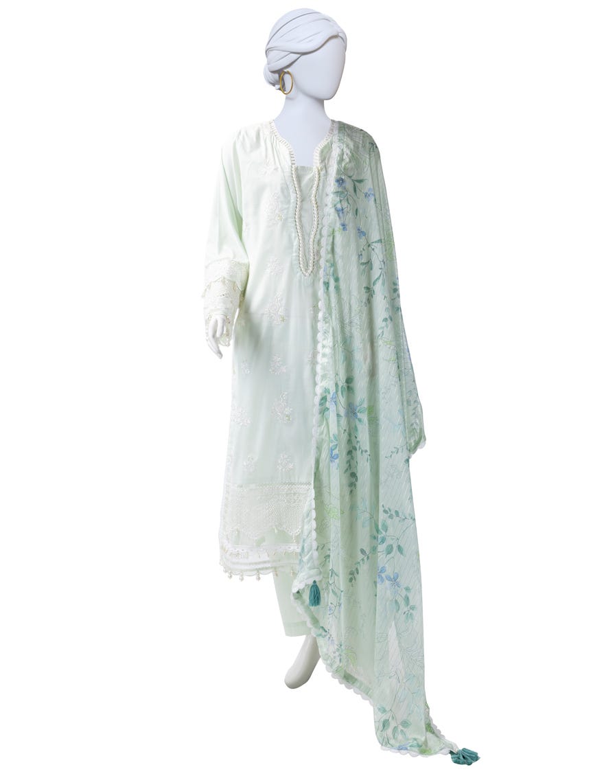FEROZI LAWN EMBROIDERED 3PC STITCHED | JLAWN-S-25-824
