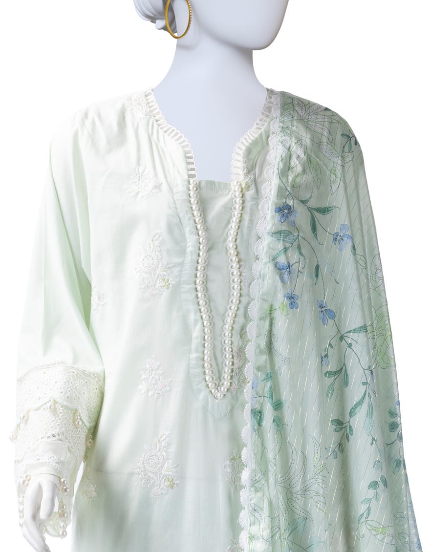 FEROZI LAWN EMBROIDERED 3PC STITCHED | JLAWN-S-25-824