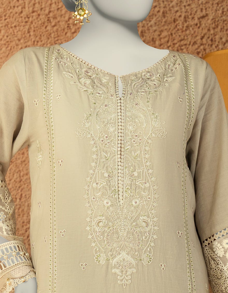 GREY LAWN EMBROIDERED 3PC STITCHED | JLAWN-S-25-826