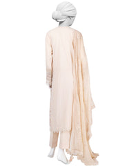 BEIGE LAWN EMBROIDERED 3PC STITCHED | JLAWN-S-25-829
