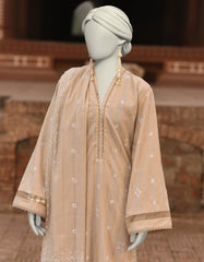 BEIGE LAWN EMBROIDERED 3PC STITCHED | JLAWN-S-25-835