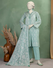 GREEN LAWN PRINTED UNSTITCHED 3PC