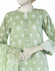 GREEN LAWN EMBROIDERED 3PC STITCHED