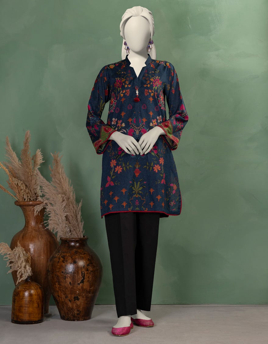 MULTICOLOR LAWN DIGITAL PRINTED UNSTITCHED 1PC