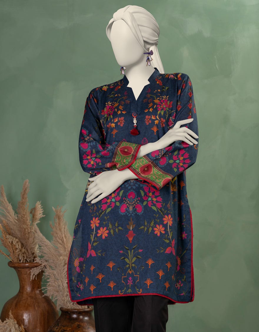 MULTICOLOR LAWN DIGITAL PRINTED UNSTITCHED 1PC