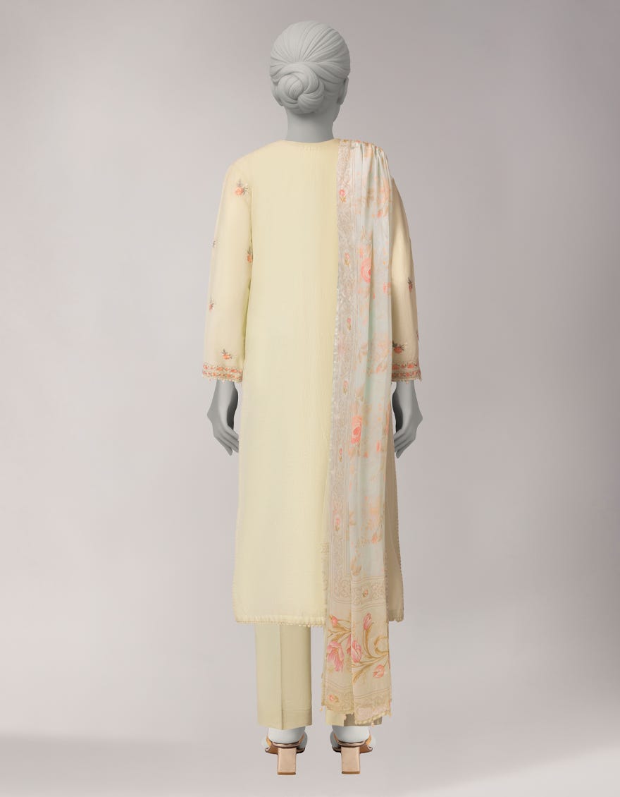 GREEN LAWN EMBROIDERED UNSTITCHED 3PC