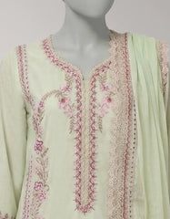 GREEN LAWN EMBROIDERED STITCHED 3PC