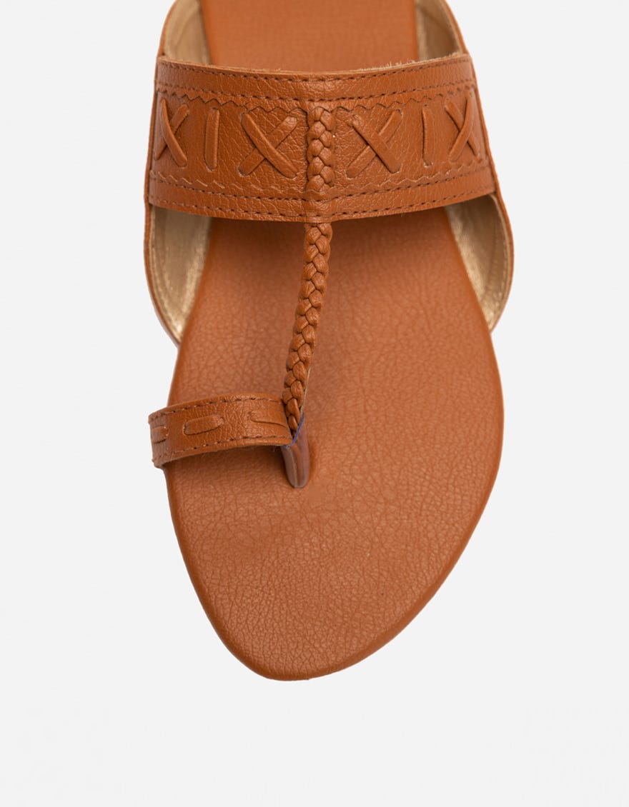 BROWN CHAPPAL