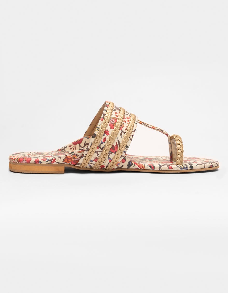 BEIGE KOLHAPURI