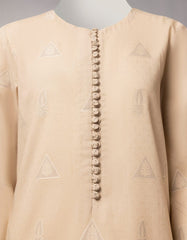 BEIGE JACQUARD DYED UNSTITCHED 3PC