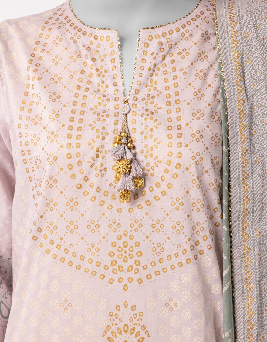 MULTICOLOR LAWN EMBROIDERED UNSTITCHED 3PC