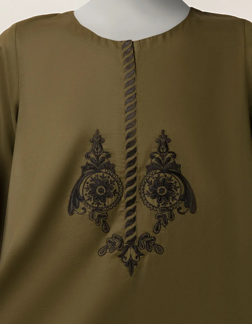 GREEN LAWN EMBROIDERED STITCHED 3PC