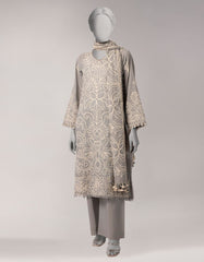 GREY LAWN EMBROIDERED UNSTITCHED 3PC