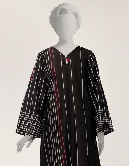 BLACK LAWN PRINTED KURTI