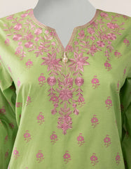 GREEN LAWN EMBROIDERED STITCHED 3PC