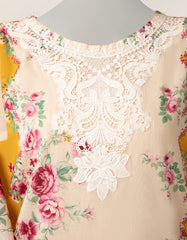 CREAM LAWN EMBROIDERED STITCHED 3PC