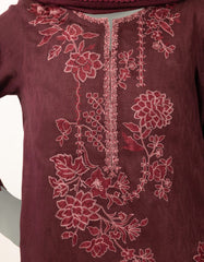 maroon-dobby-embroidered-stitched-3pc-jls26478s