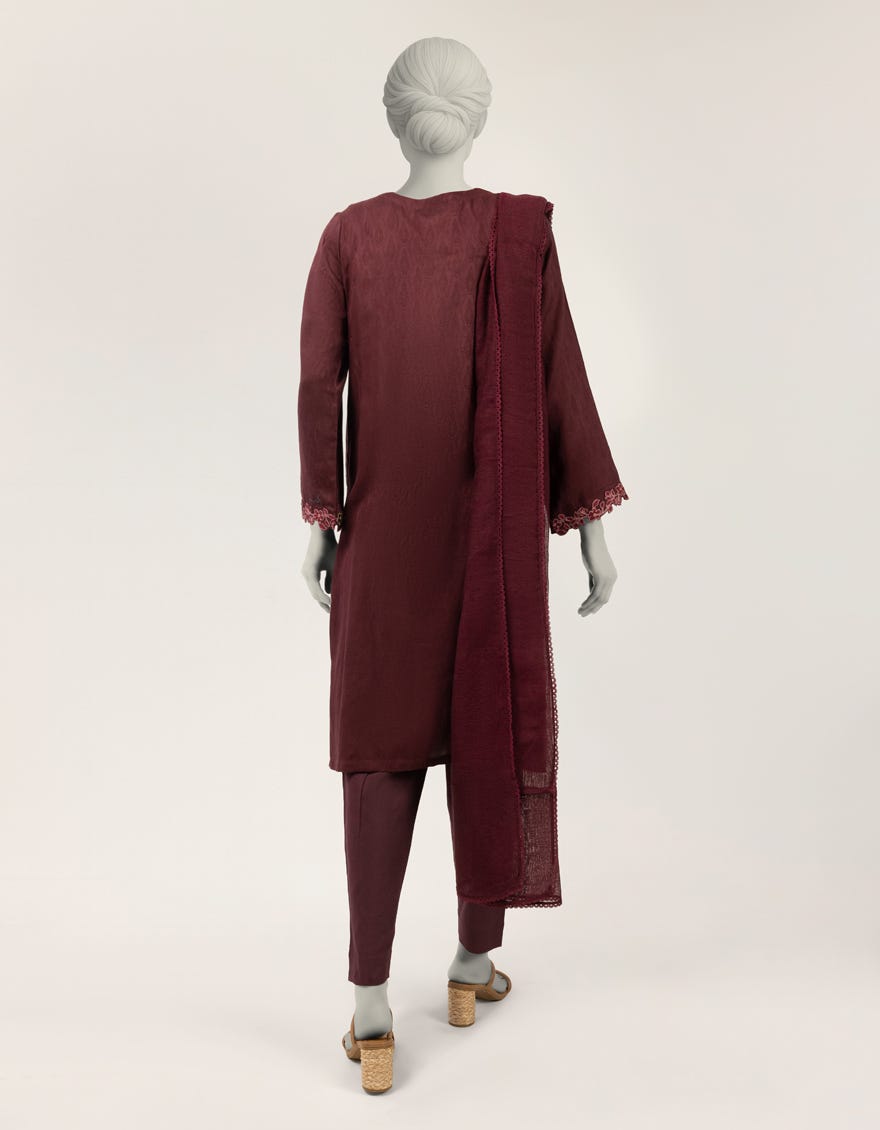 maroon-dobby-embroidered-stitched-3pc-jls26478s