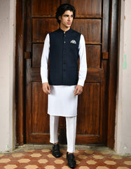 BLUE SUITING WAISTCOAT