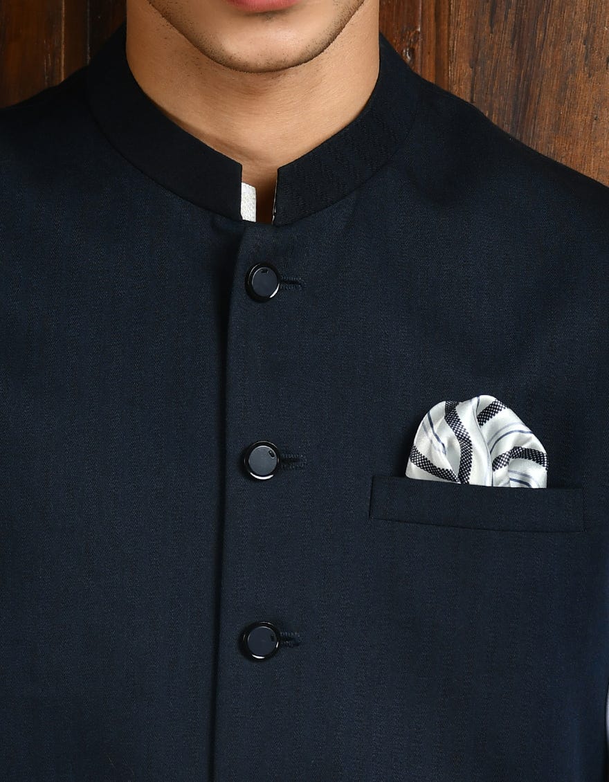 BLUE SUITING WAISTCOAT