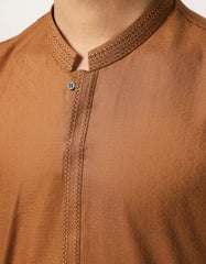 ALMOND COTTON CASUAL KURTA