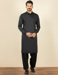 BLACK BLENDED KAMEEZ SHALWAR | JJKS-S-30729-R18-AP