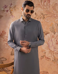 GREY BLENDED KAMEEZ SHALWAR | JJKS-S-30820-R13-AP