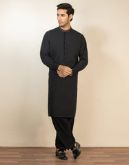 BLACK BLENDED KAMEEZ SHALWAR | JJKS-S-32543