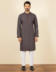 BROWN BLENDED KURTA | JJK-S-32559