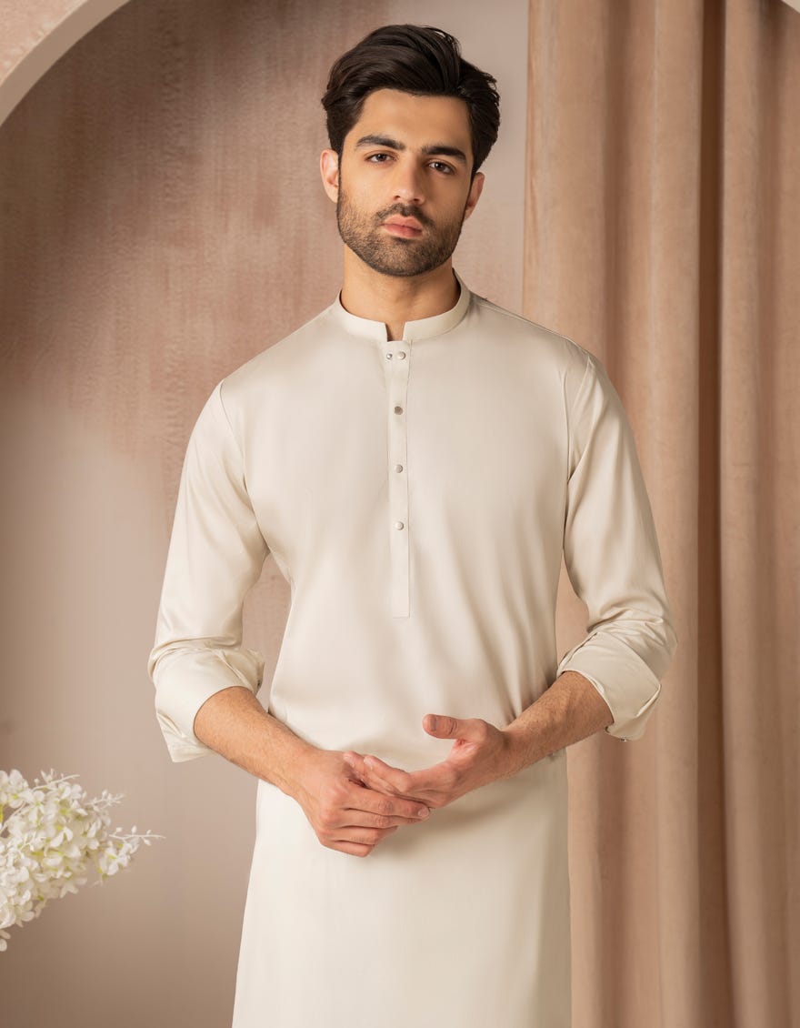 FAWN COTTON CASUAL KAMEEZ SHALWAR