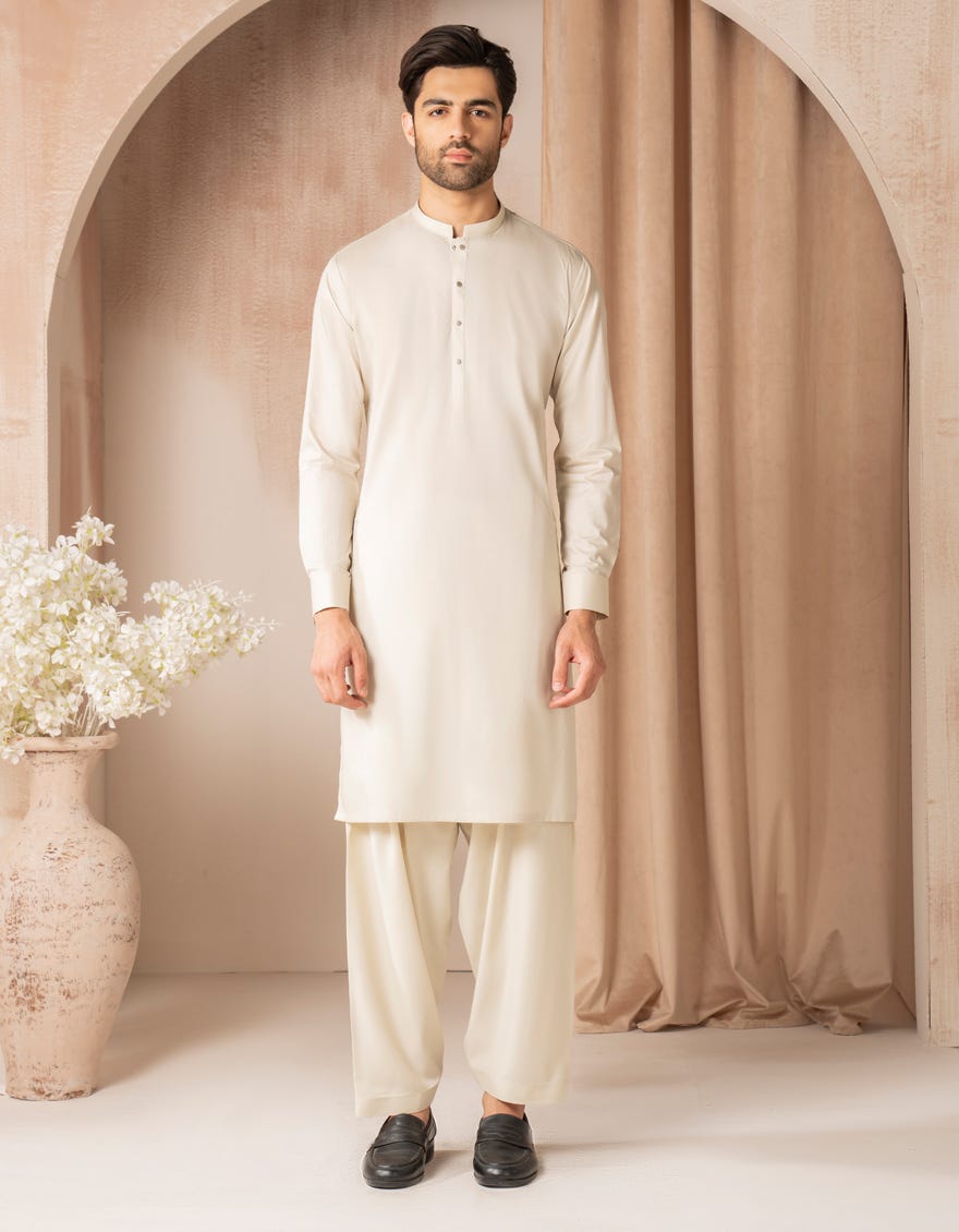 FAWN COTTON CASUAL KAMEEZ SHALWAR
