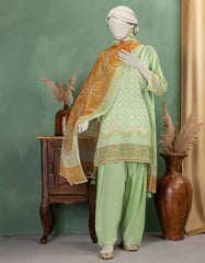 GREEN LAWN PRINTED UNSTITCHED 3PC